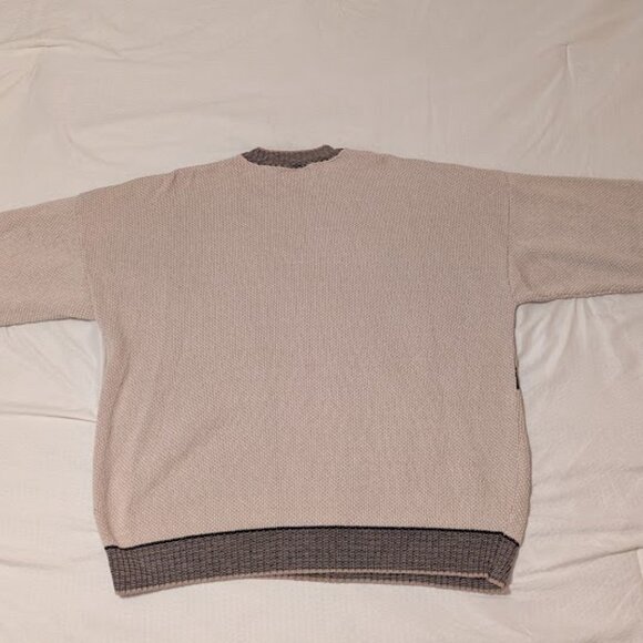 Jack Nicklaus Tan And Black Cotton Golf Sweater Men’s Size Medium - Picture 2 of 3